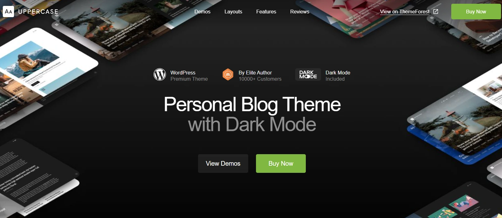 Uppercase WordPress Theme