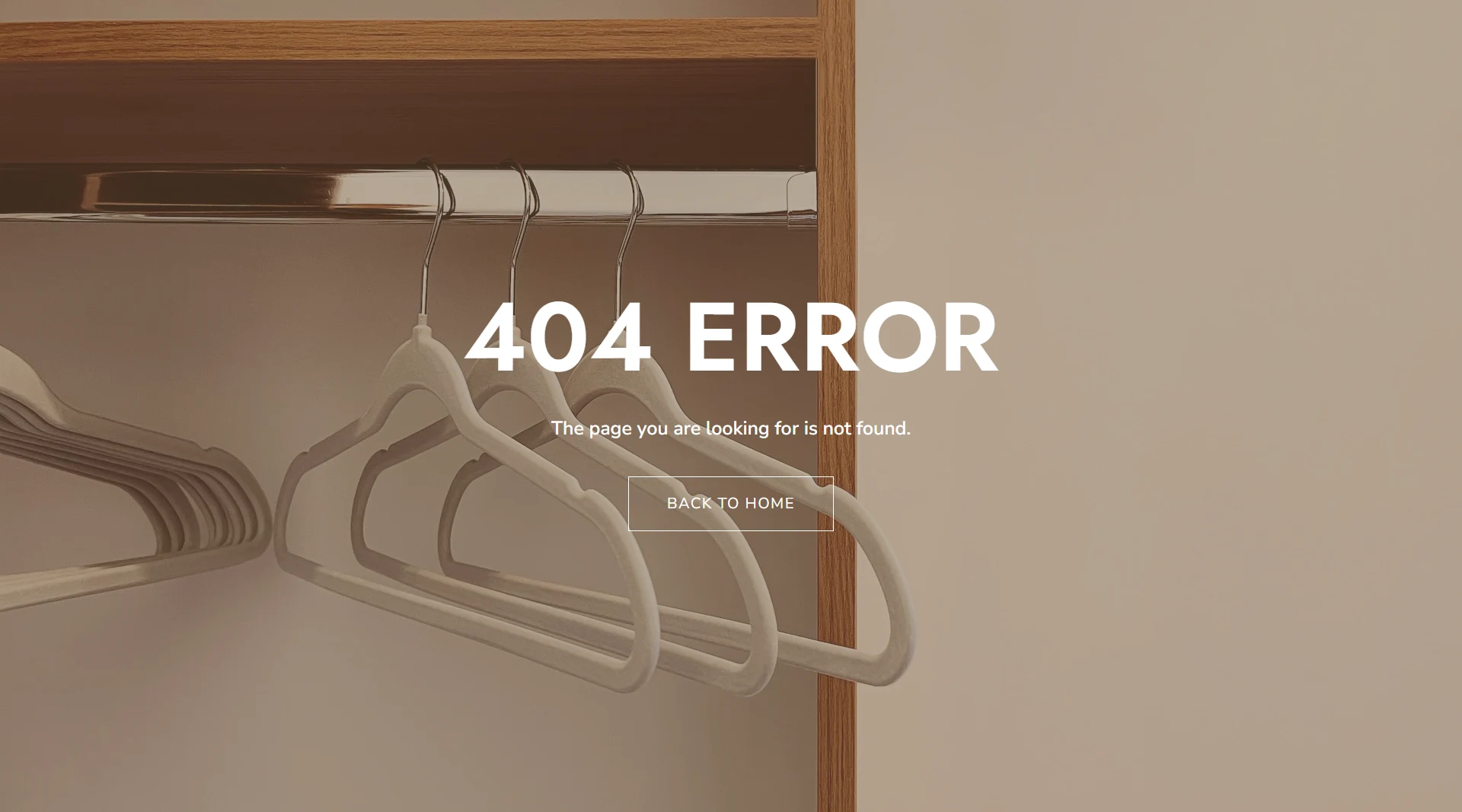 eCommerce Fashion - 404