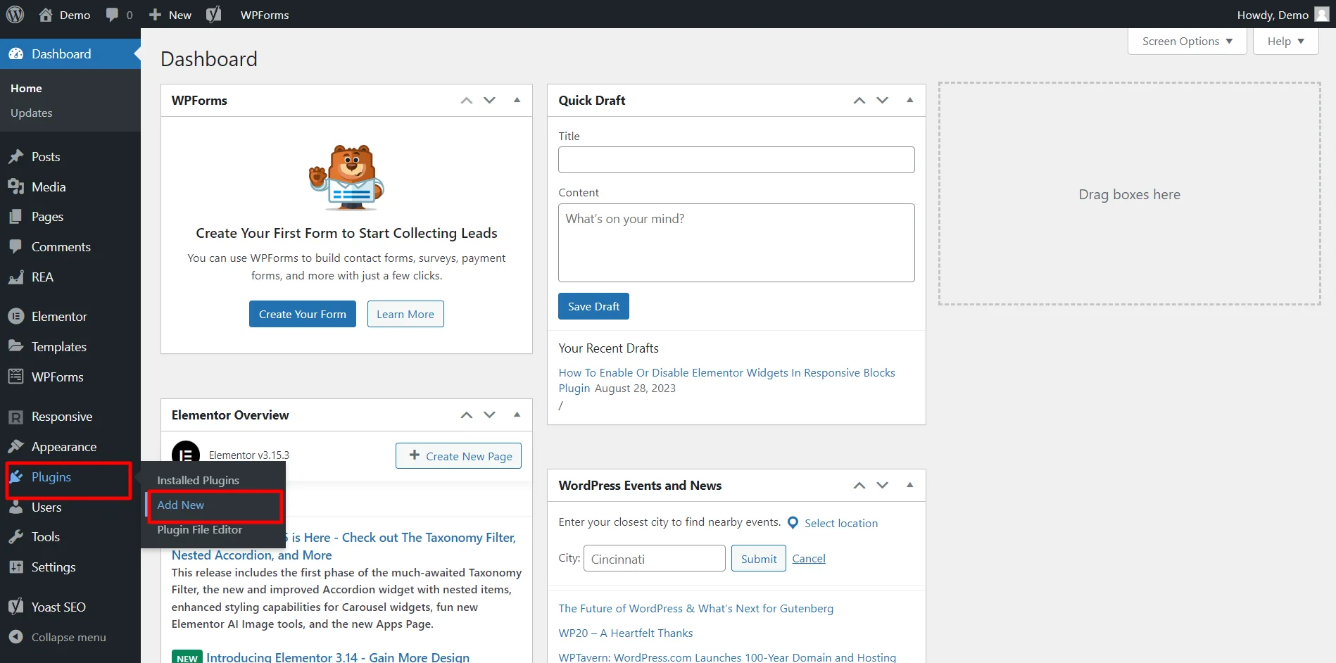 Add new plugin