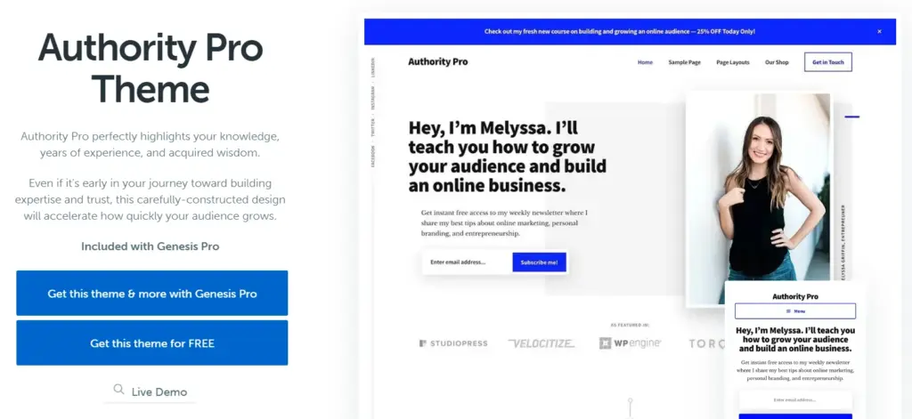 Authority pro Theme 
