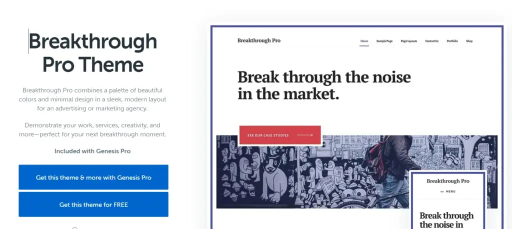 Breakthrough Pro theme 
