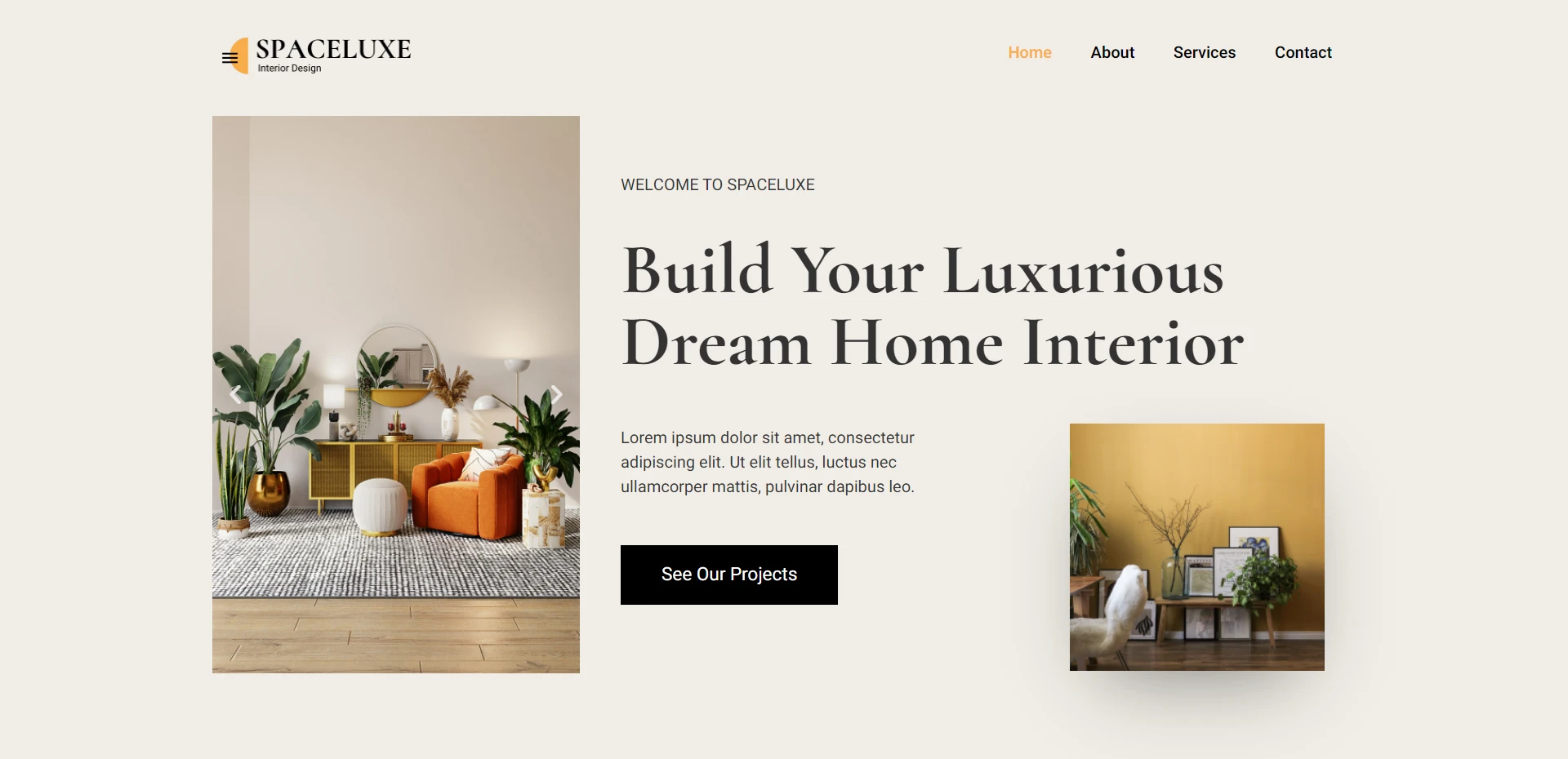Interior Design Firm template