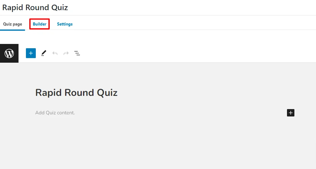 Quiz title and description