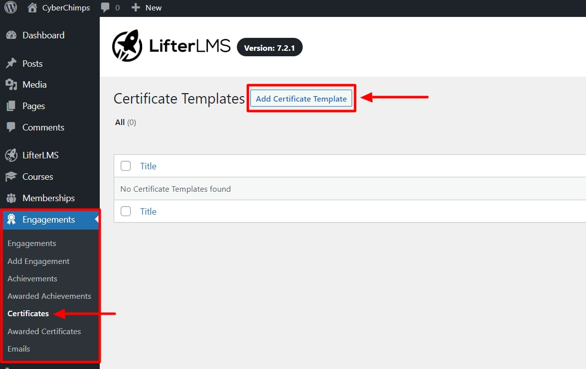 Certificates