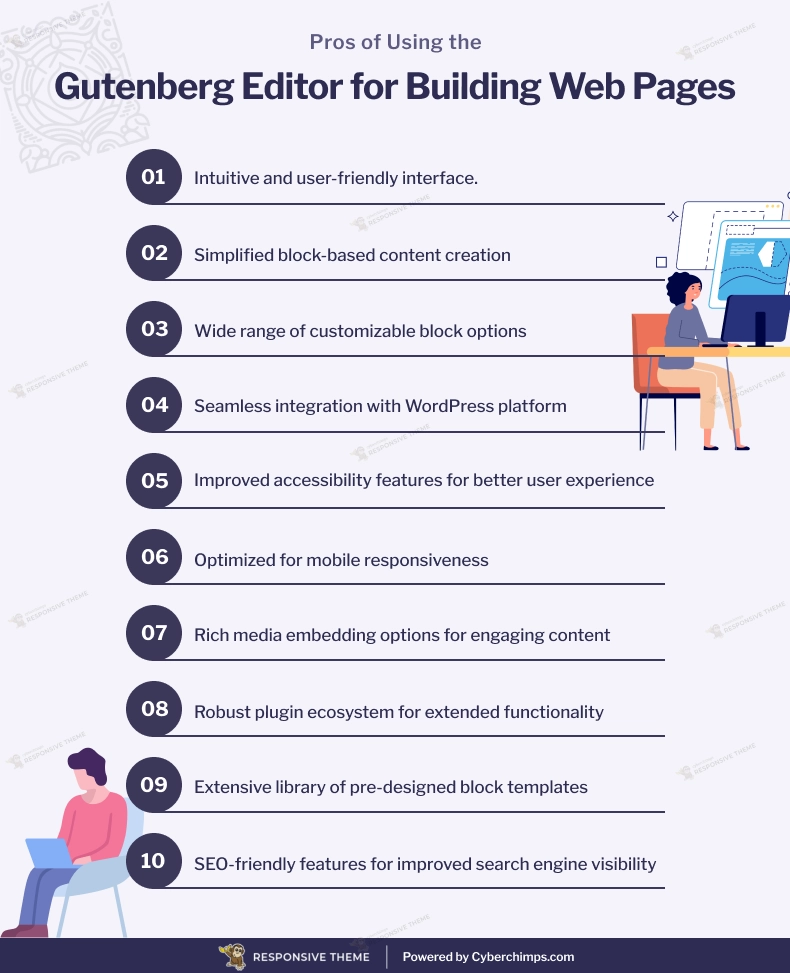 Pros of using Gutenberg Editor