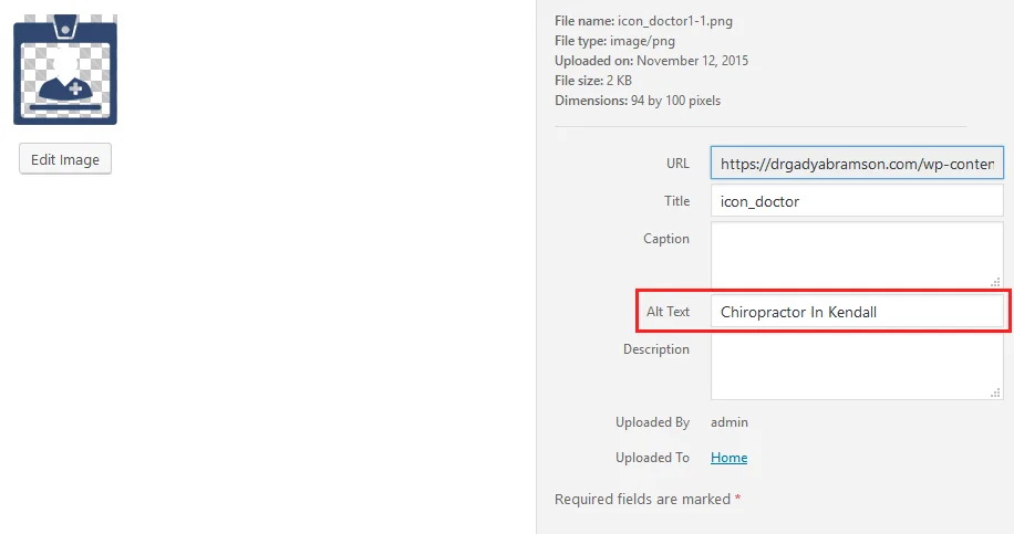 Adding alt text