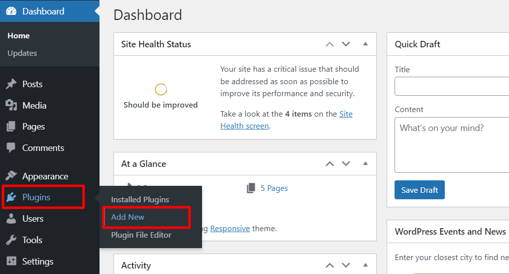 Add New Plugin