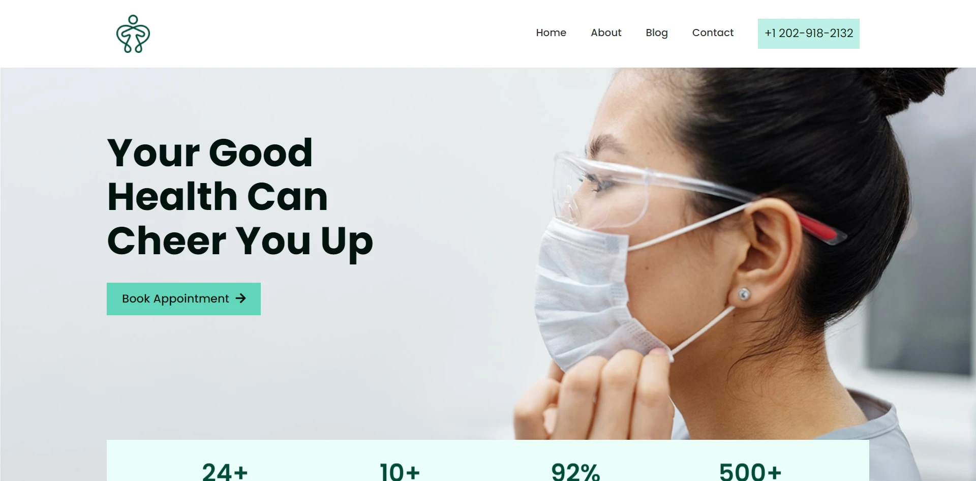 Doctor Free Elementor template
