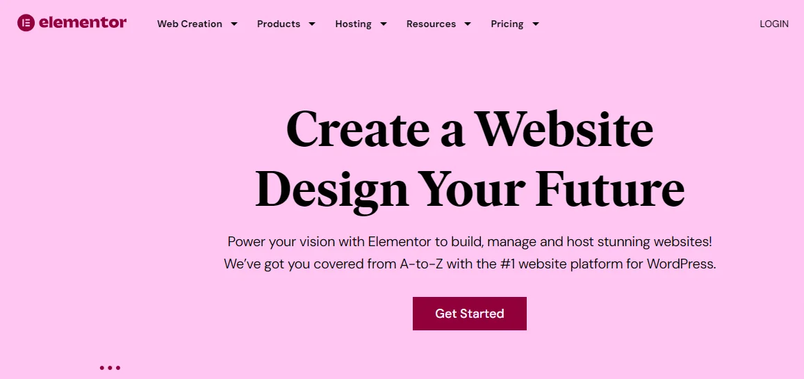 Elementor page builder