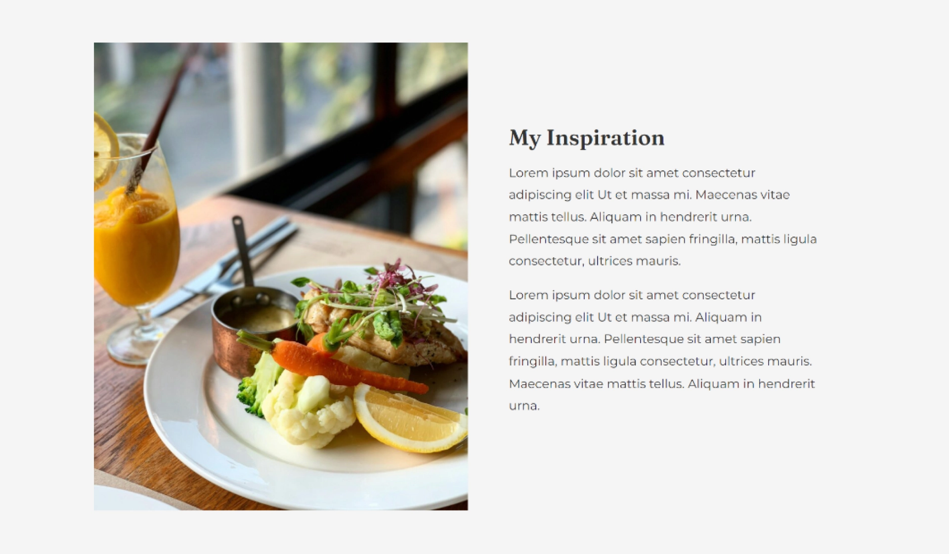 Food Blog - About