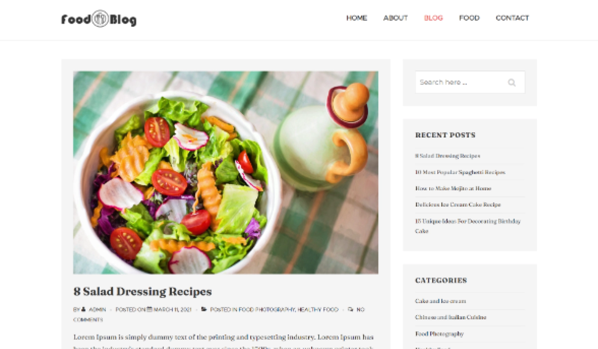Food Blog - Blog