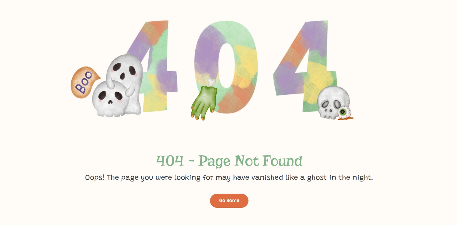 halloween website template