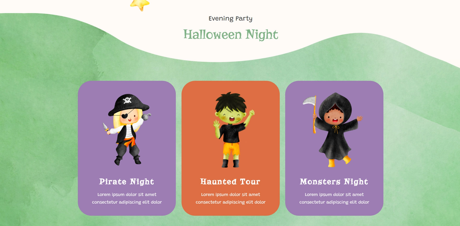 halloween web templates