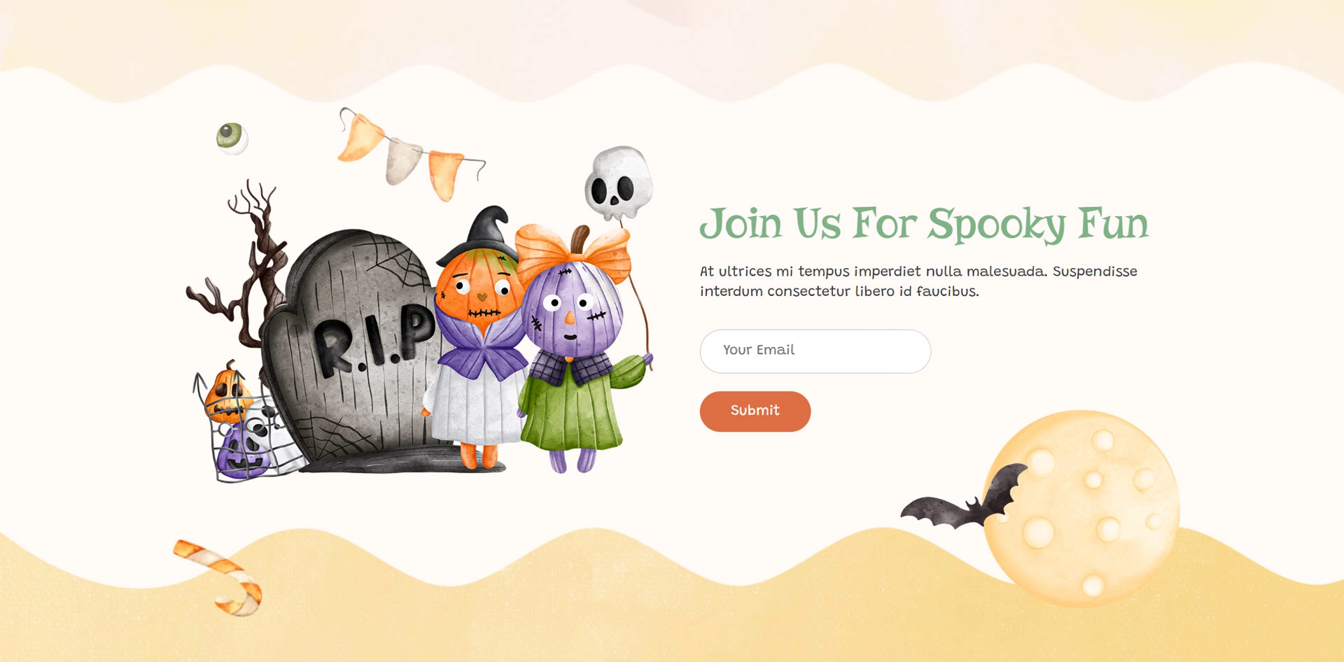 halloween web templates