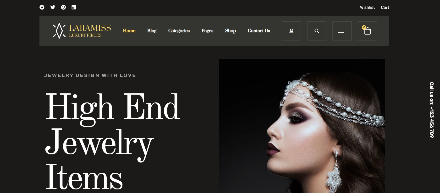 Laramiss luxury wordpress theme