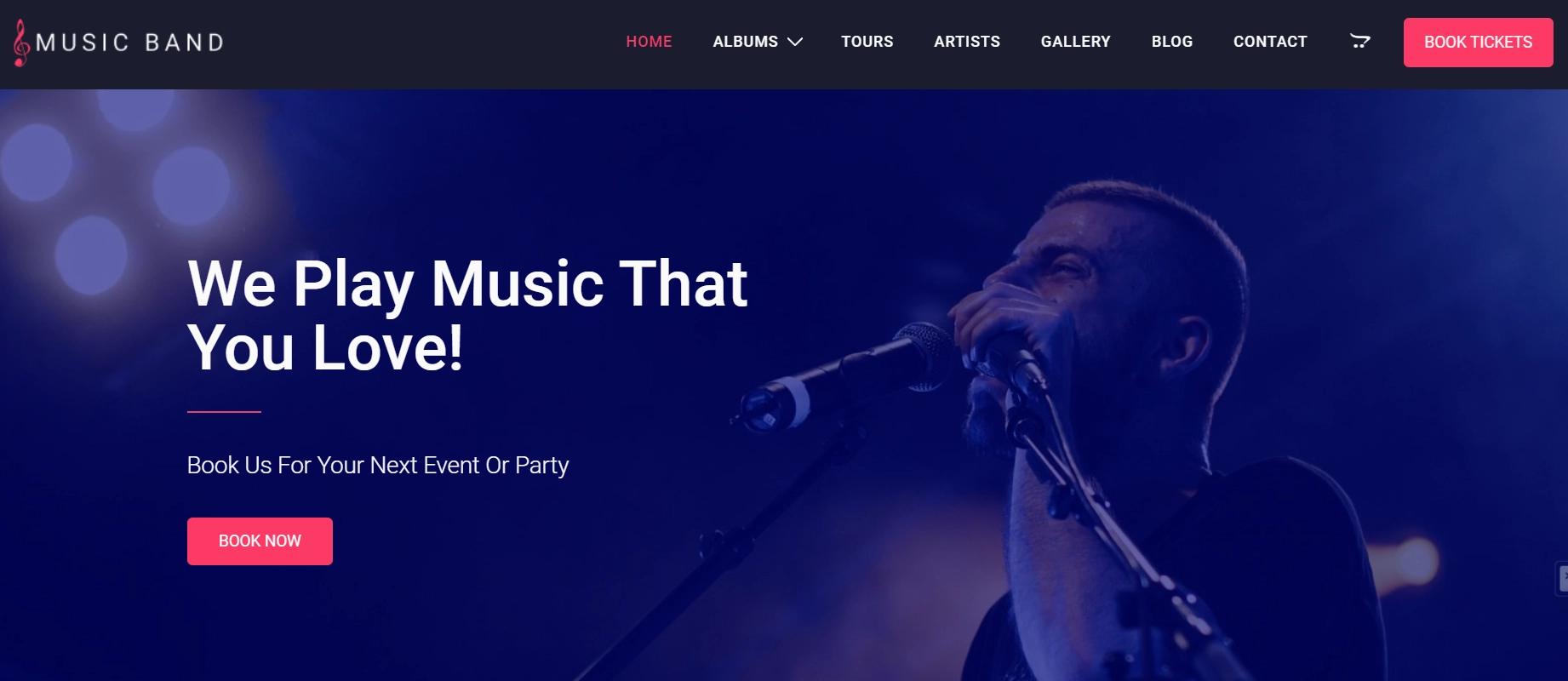 Music band template