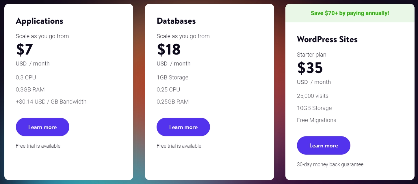 Kinsta Pricing