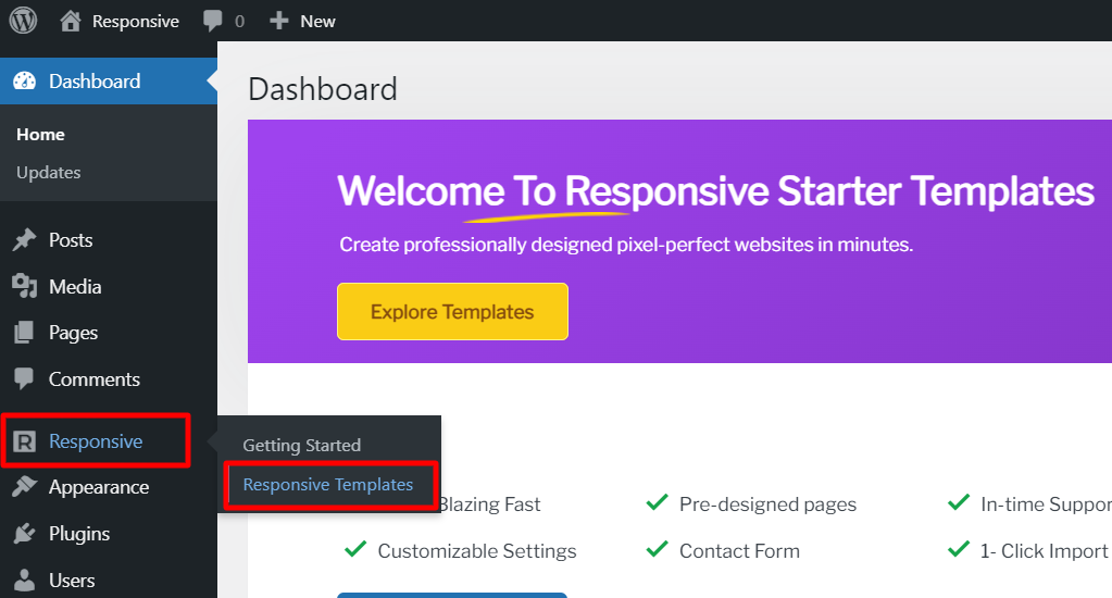 Responsive Templates