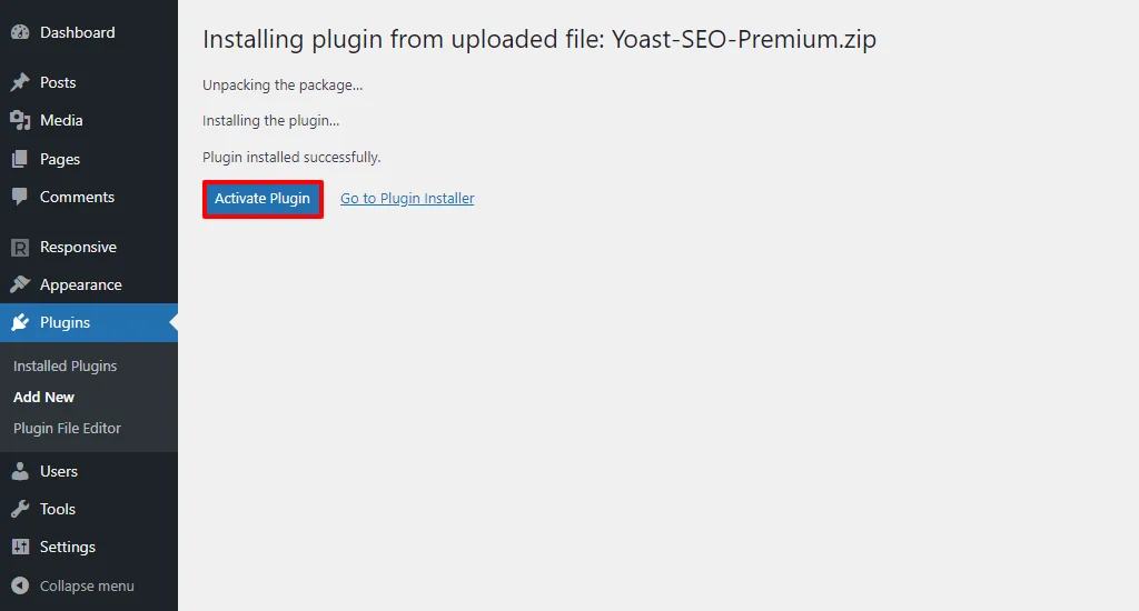 Activate Yoast SEO premium plugin to create 301 redirect
