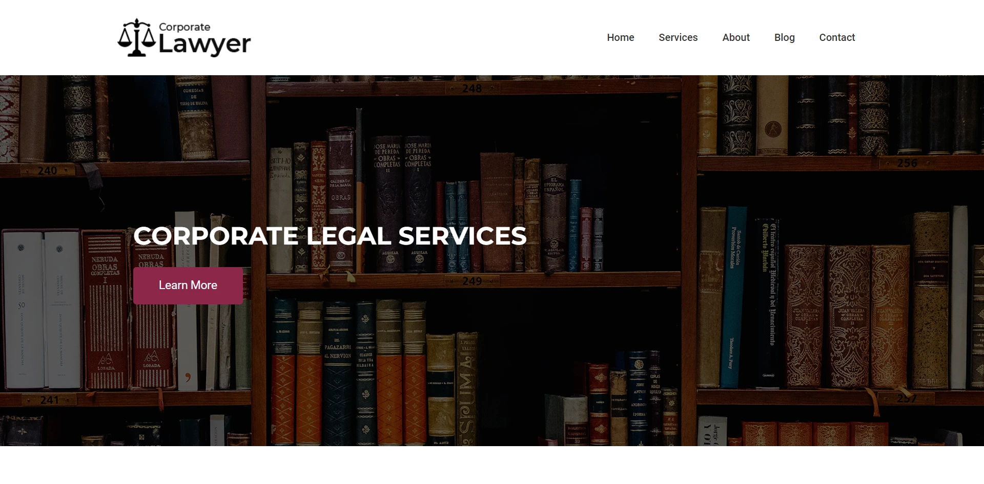 Corporate lawyer starter template