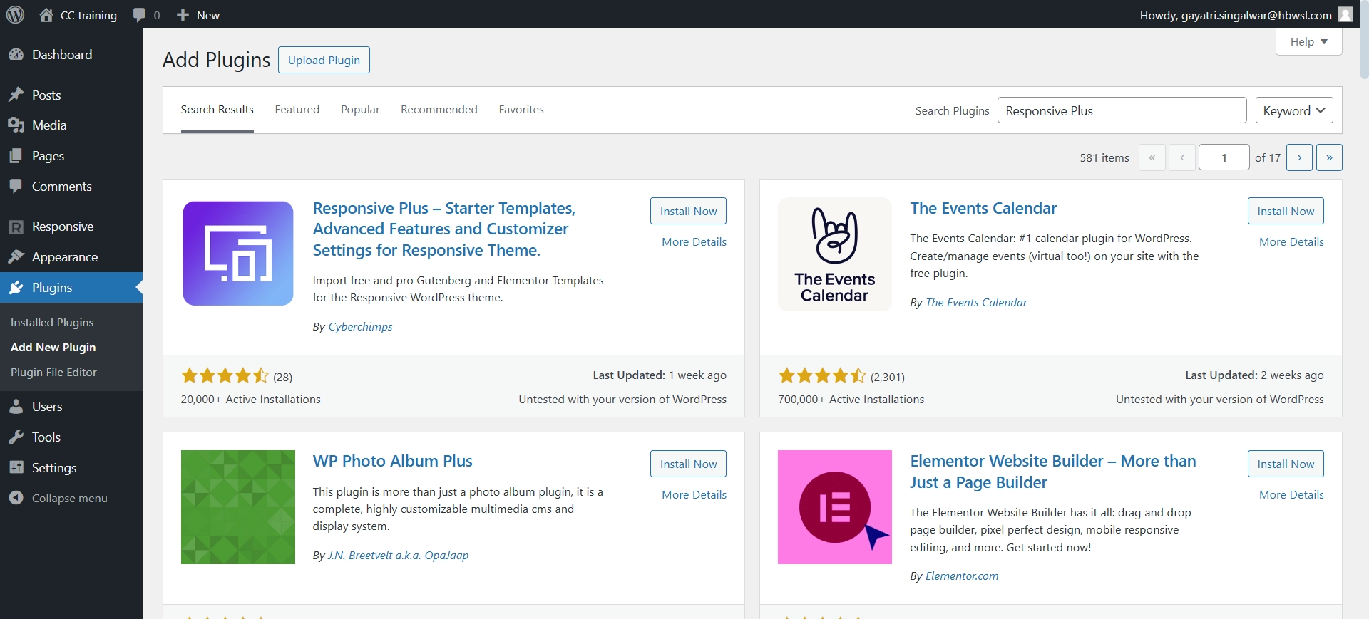 Search Responsive plus