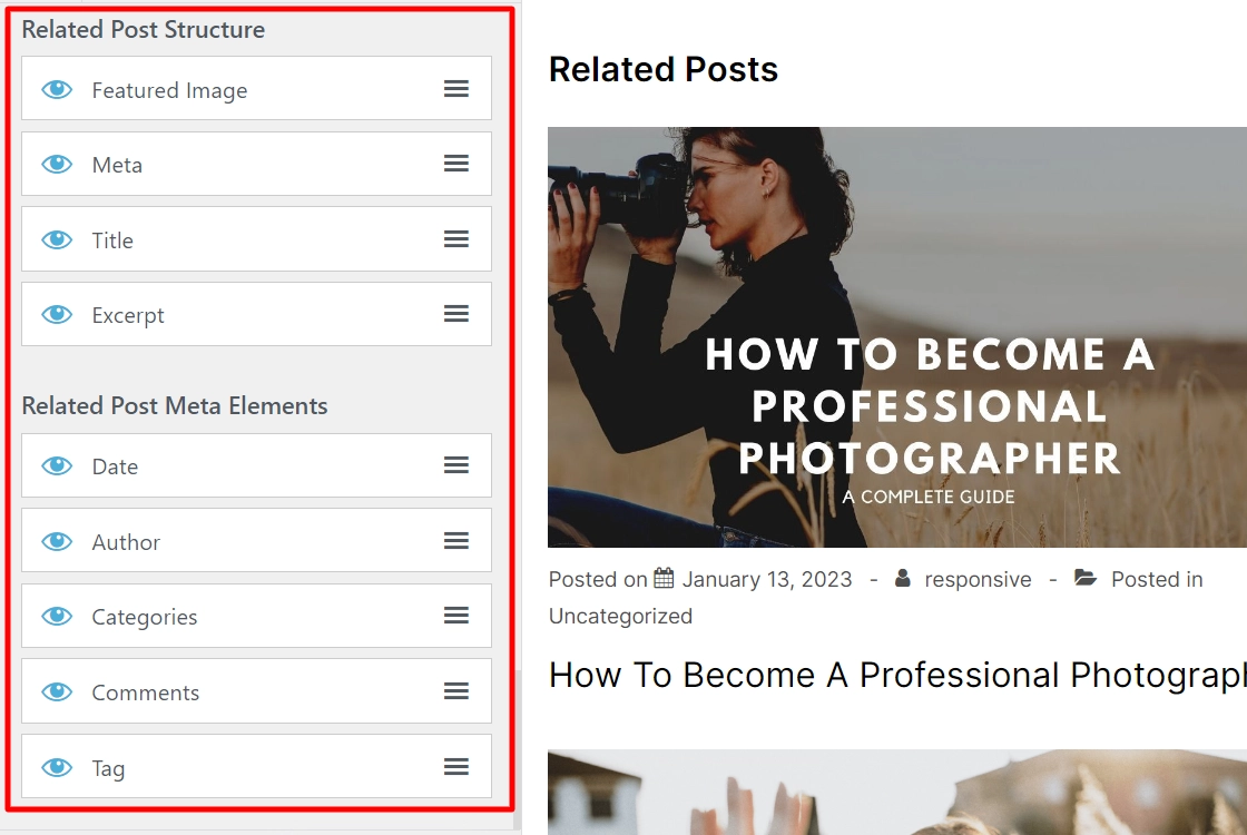 Related Posts Elements