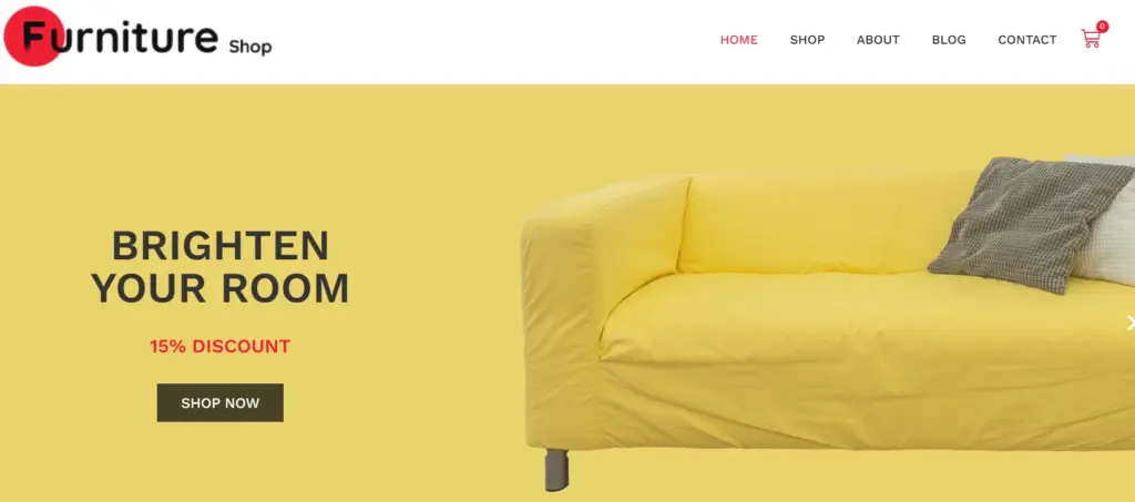 Responsive's Furniture shop template
