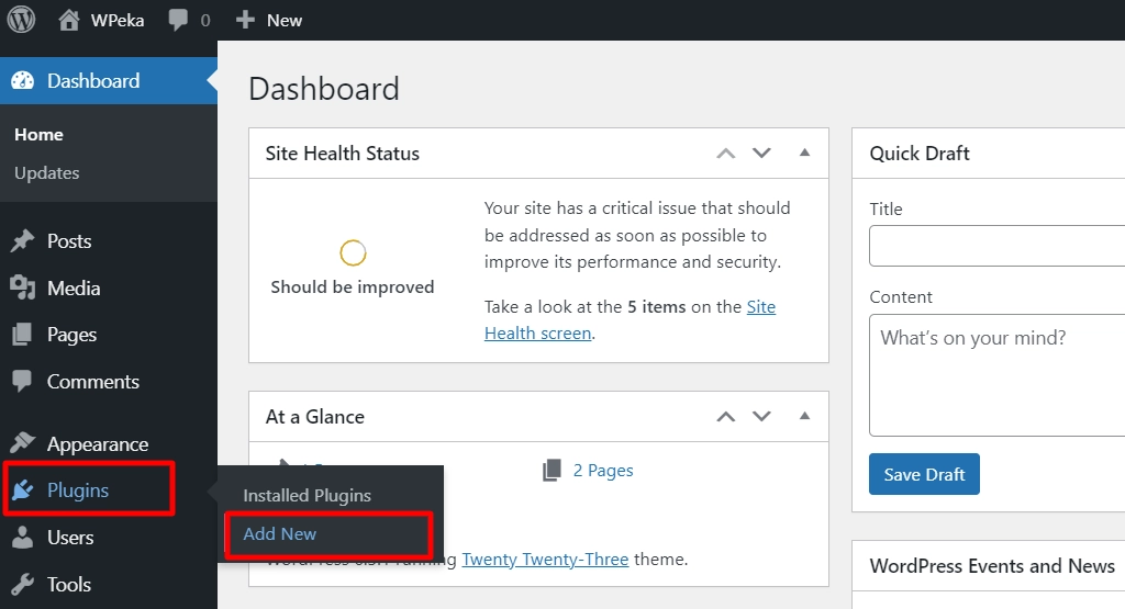 Add new plugin
