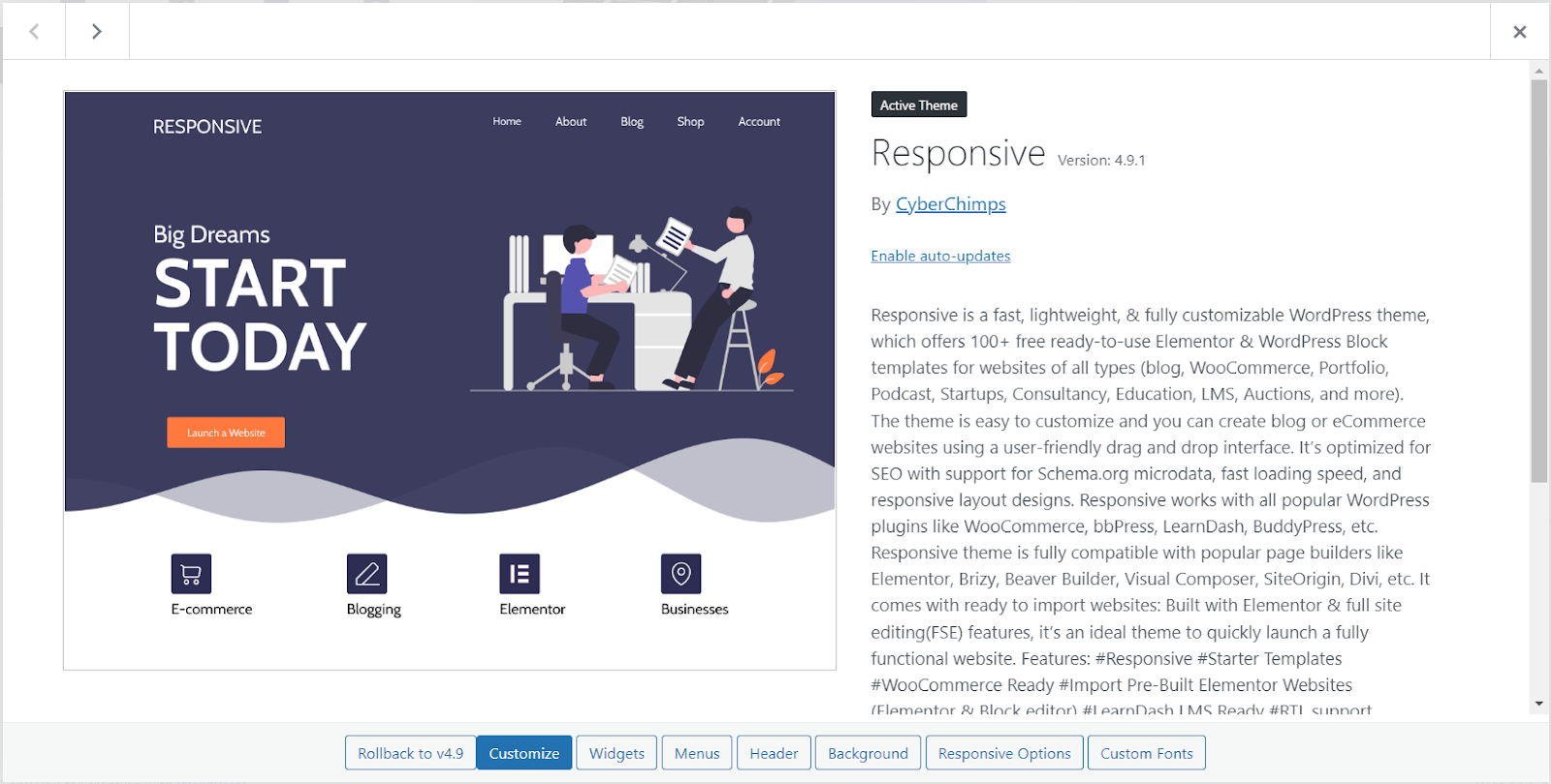 Responsive Theme