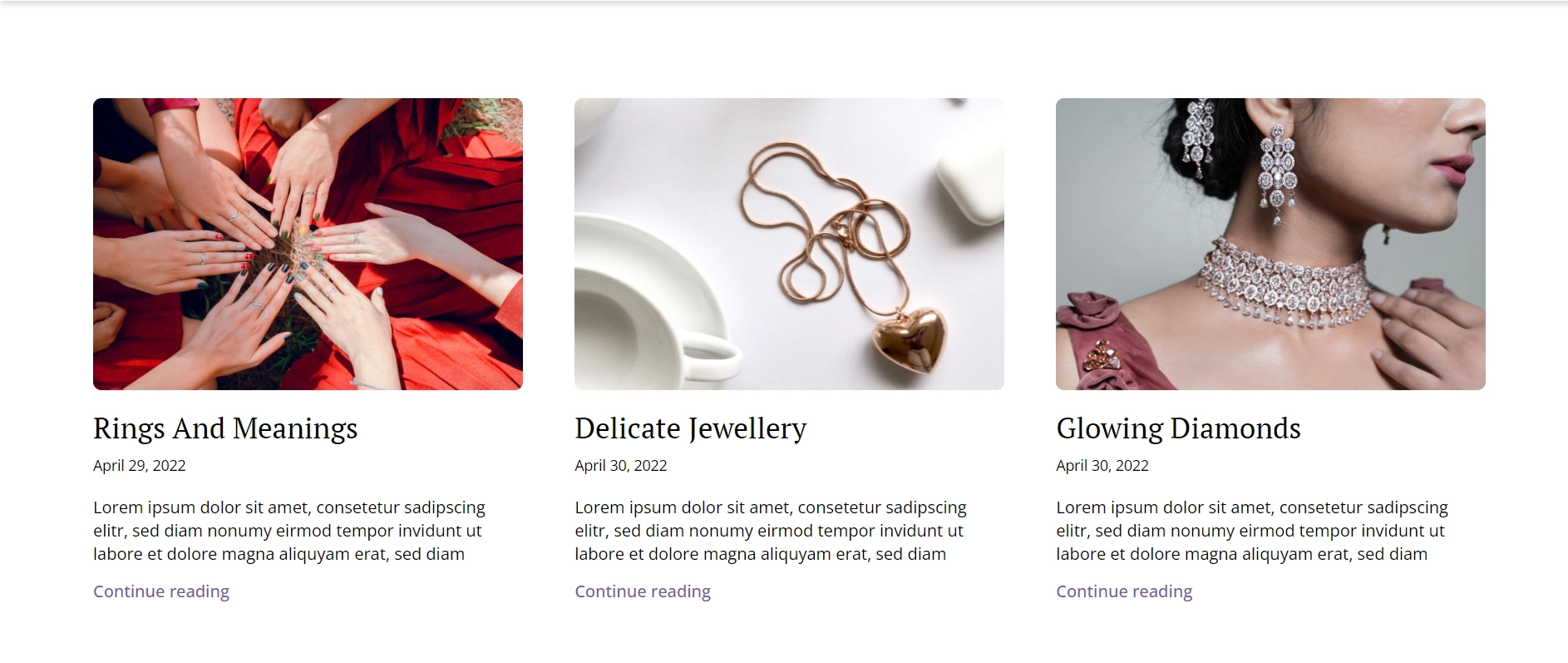 jewelry wordpress template