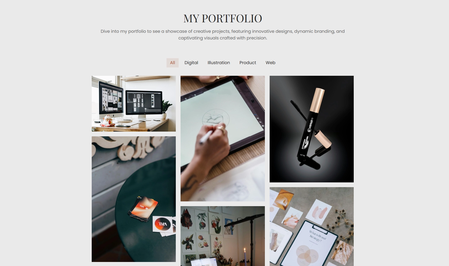 One Page CV - My Portfolio