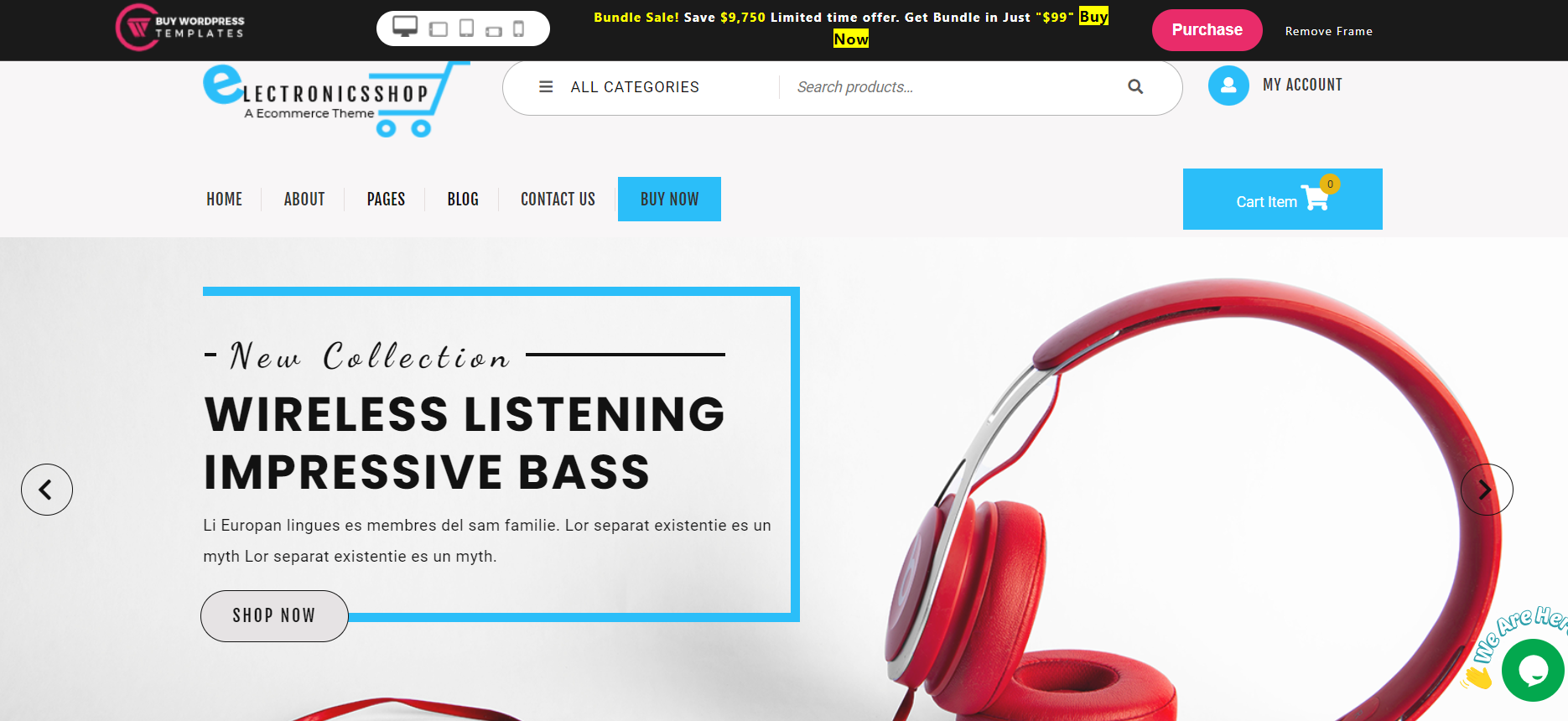 Electronics Marketplace WordPress Theme