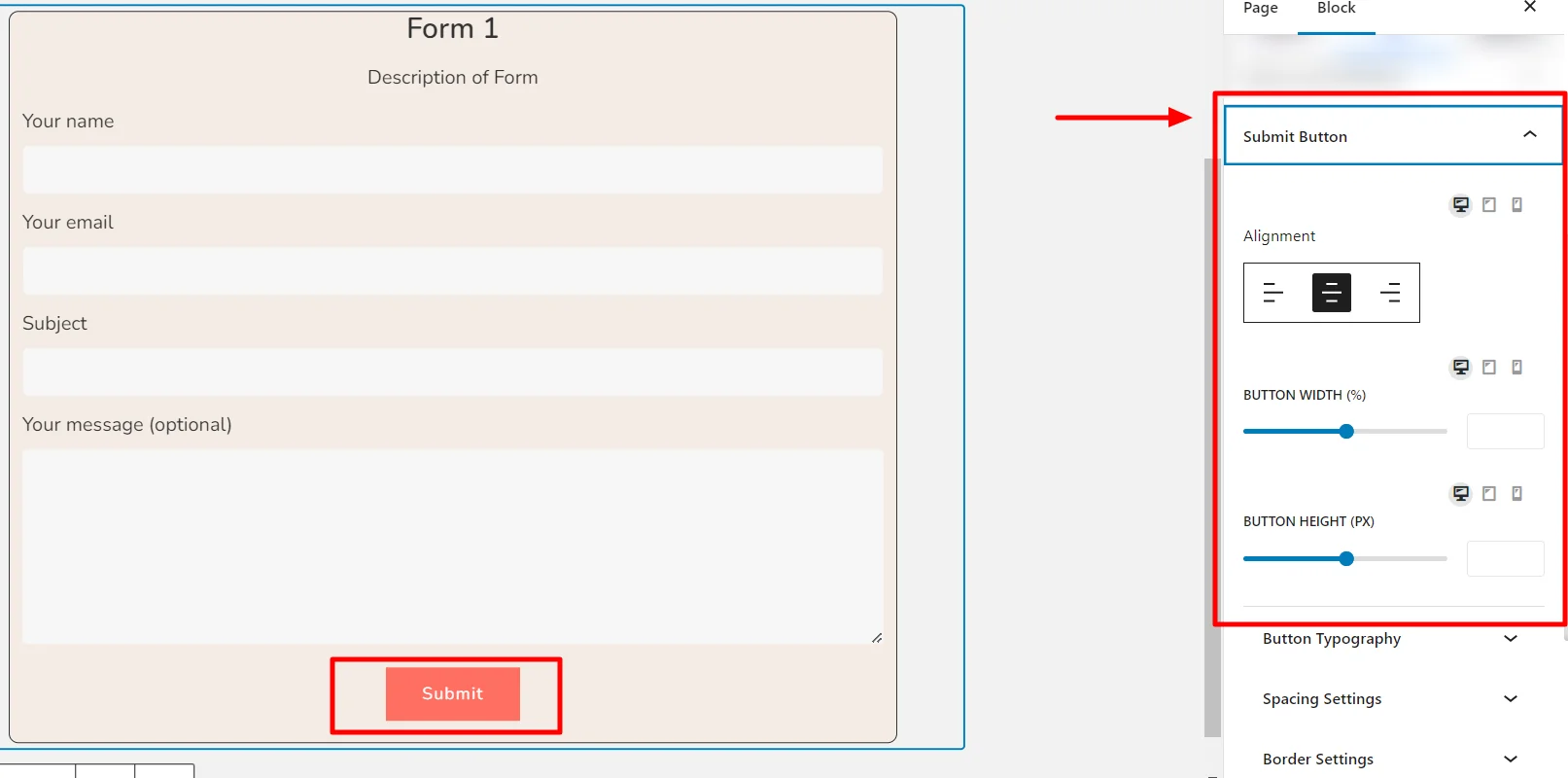 Submit Button