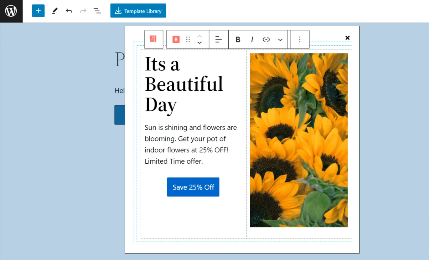 Popup example