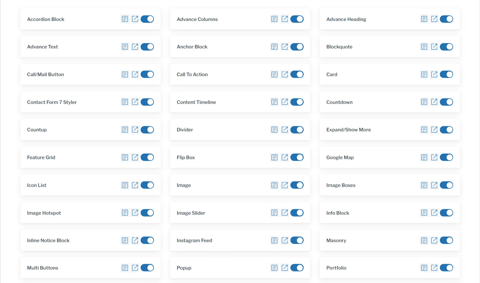 50+ Free blocks by Responsive Blocks plugin