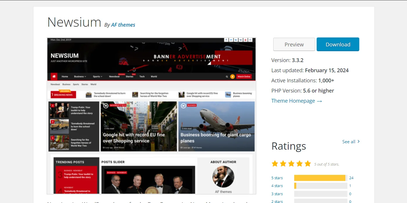 Newsium WooCommerce themes