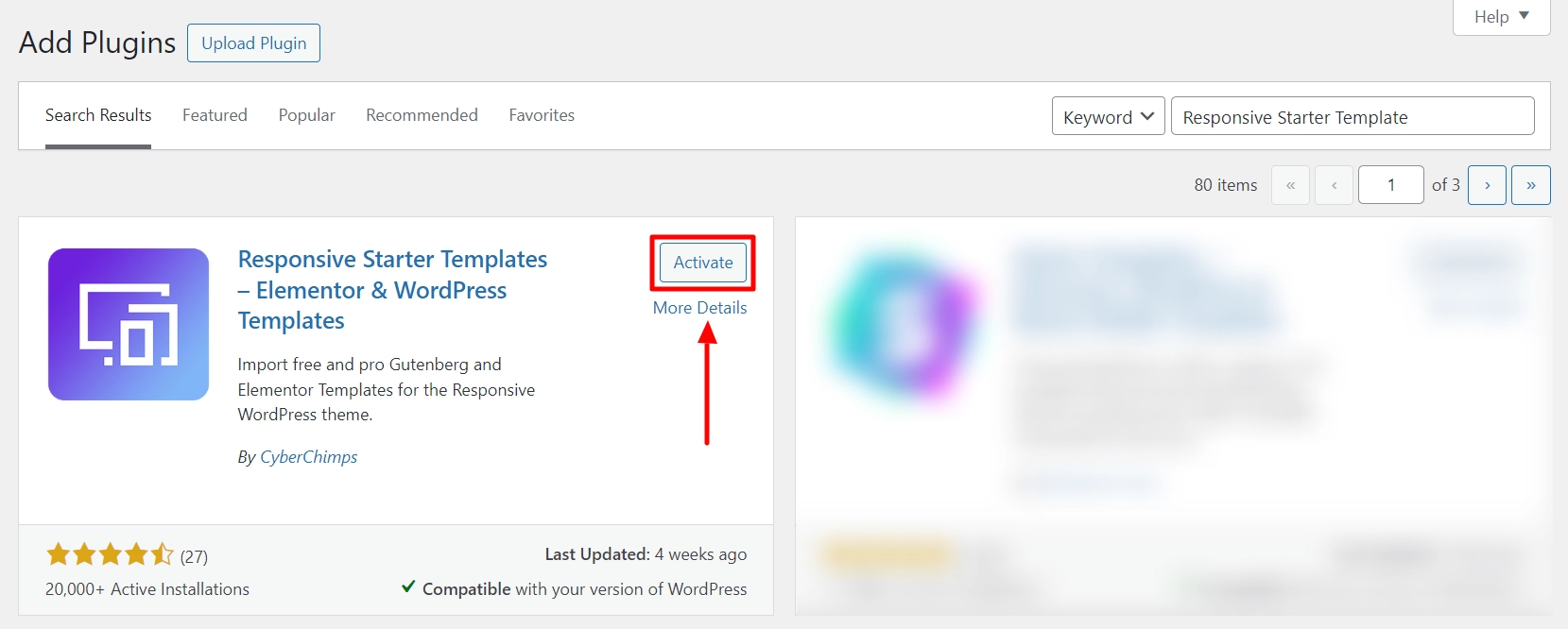 Activate Responsive Starter template