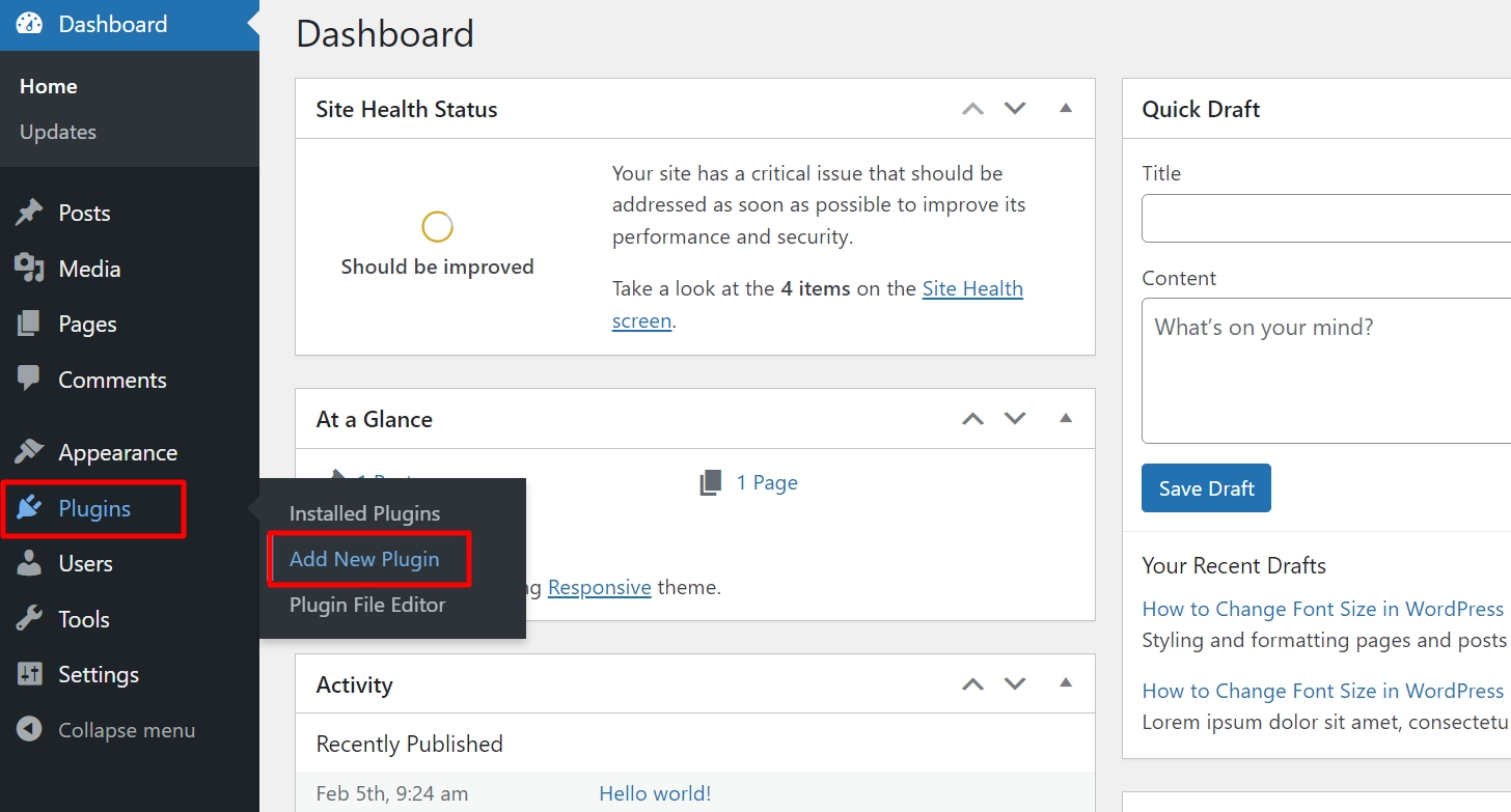Add new plugin