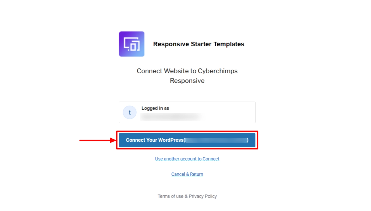 Connect your WordPress