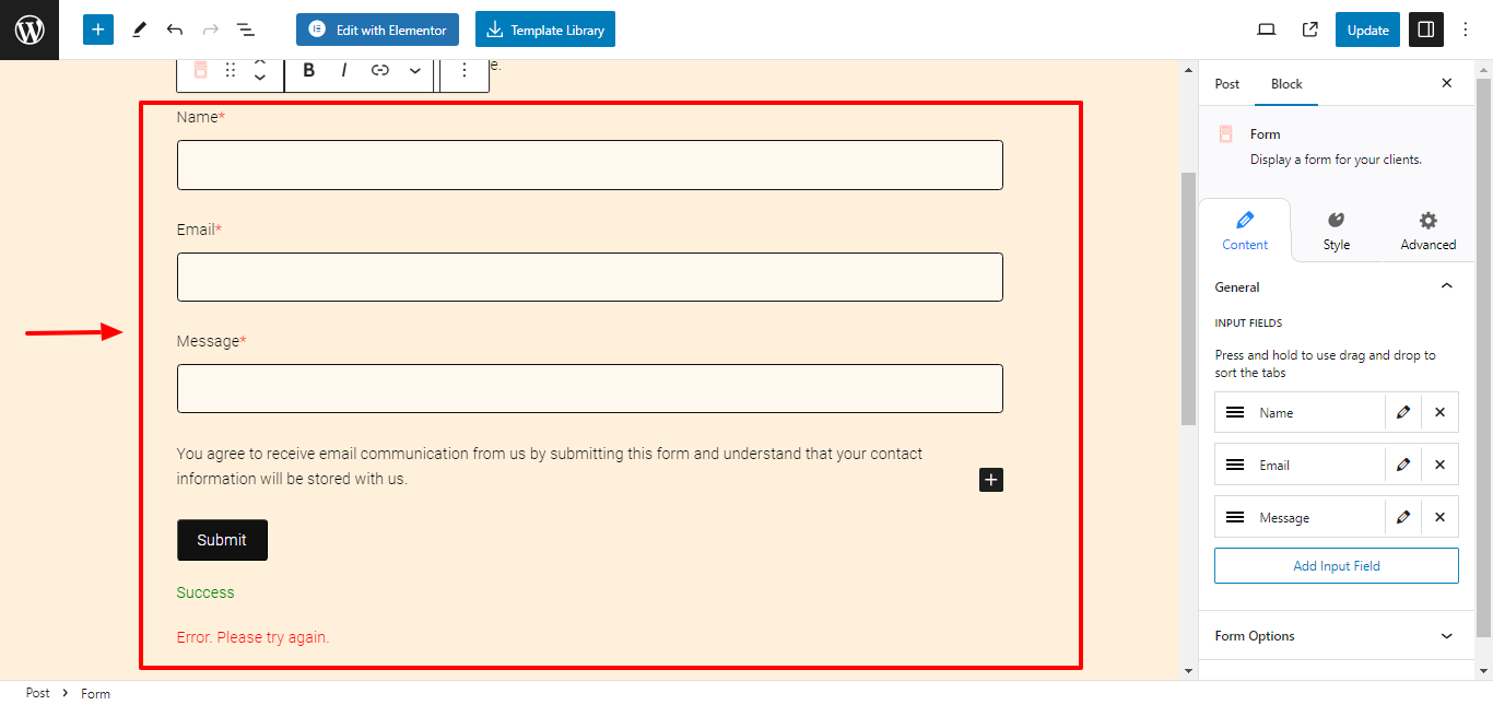 Contact Form