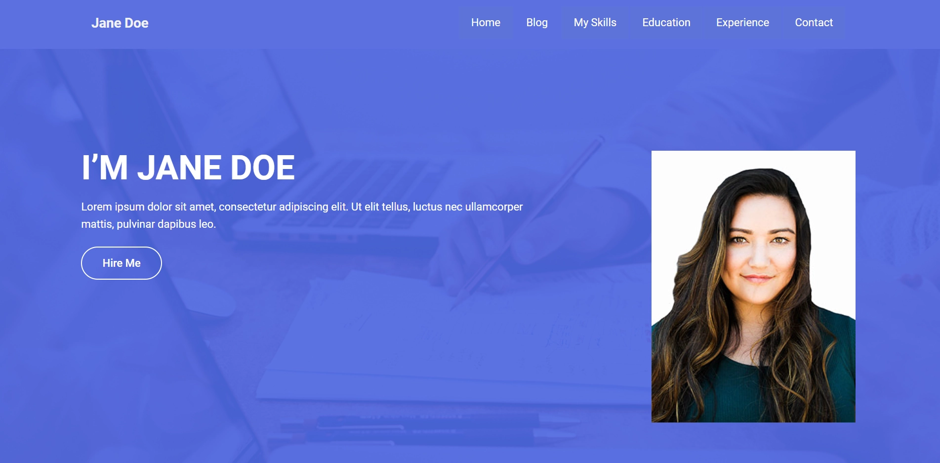One page CV Free Starter Template