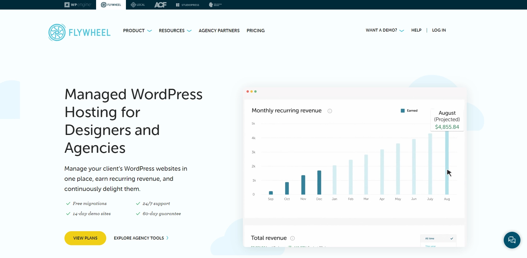Flywheel web hosting