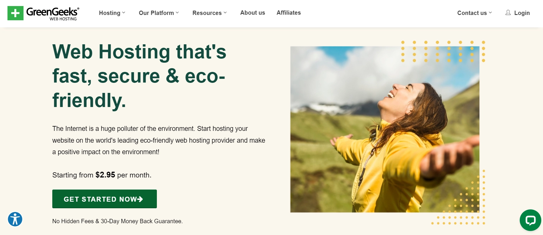 GreenGeeks web hosting