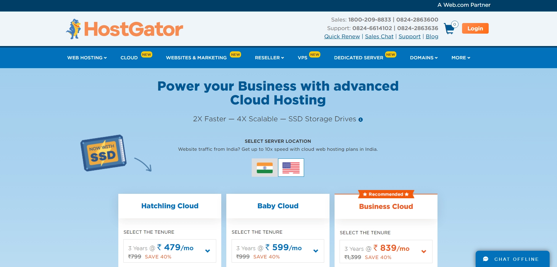 Hostgator cloud hosting