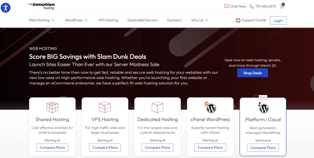 InMotion Hosting - WP Engine alternative