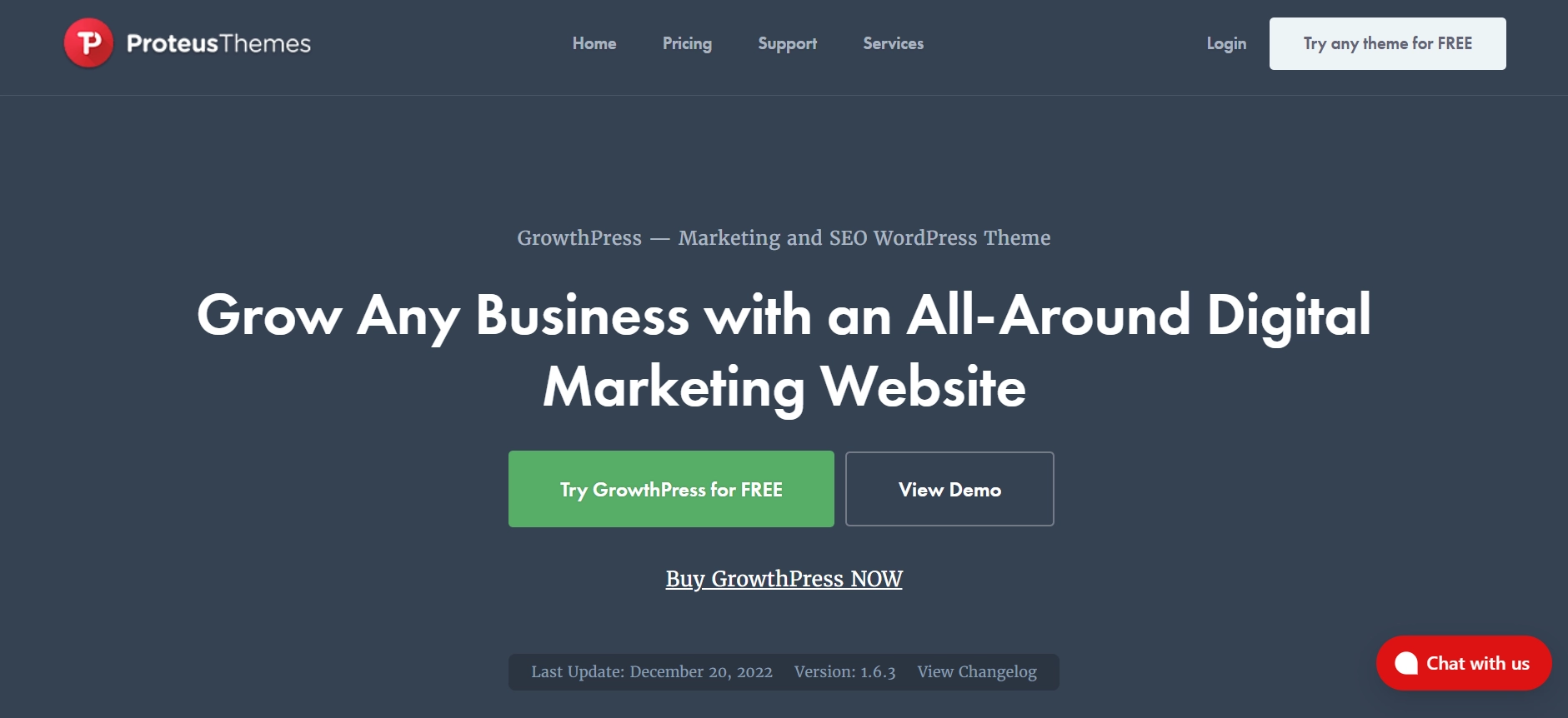GrowthPress SEO WordPress Theme