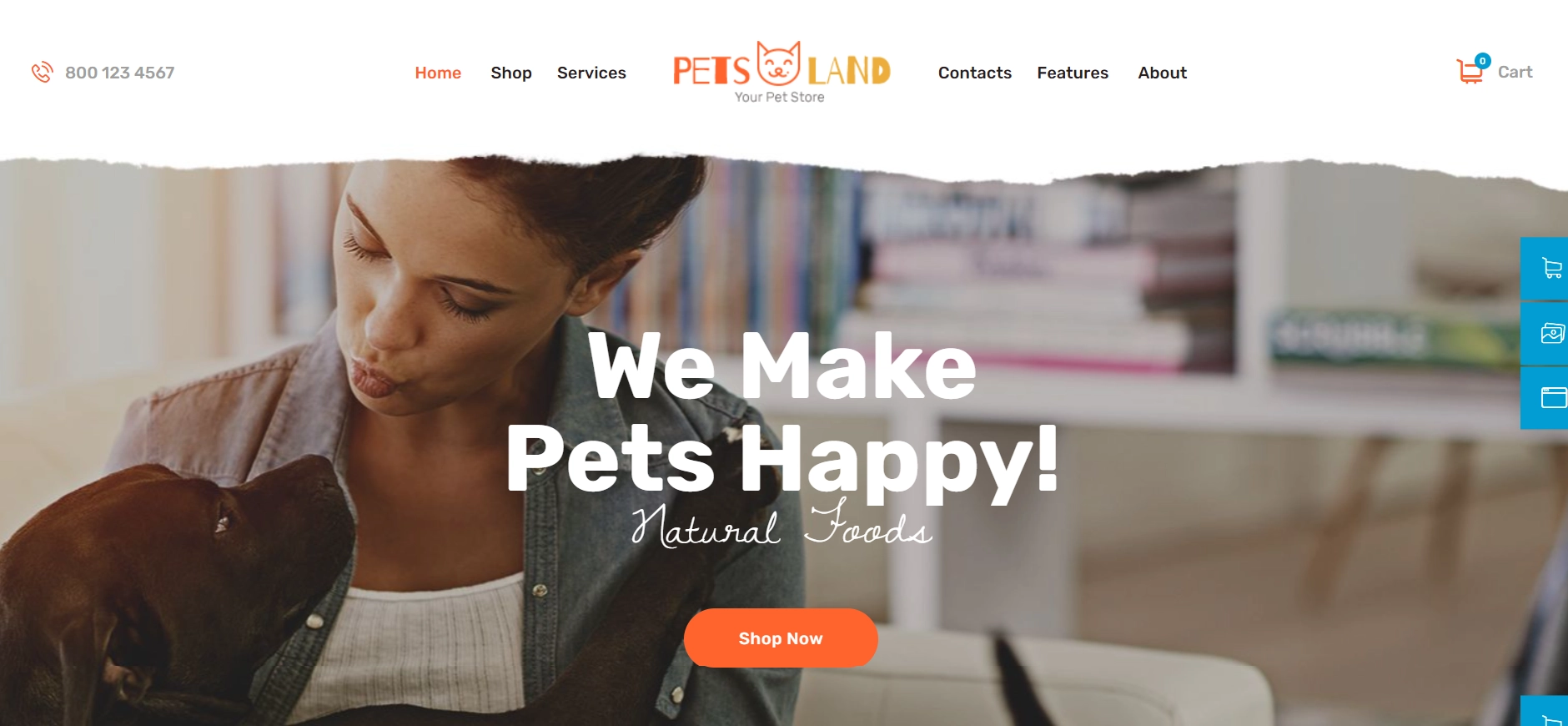 Pets Land WordPress Theme