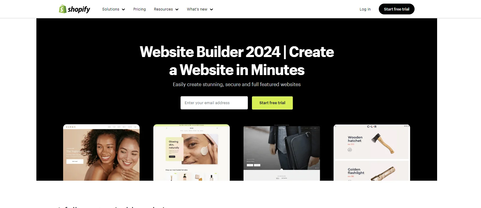 Shopify Ai website maker