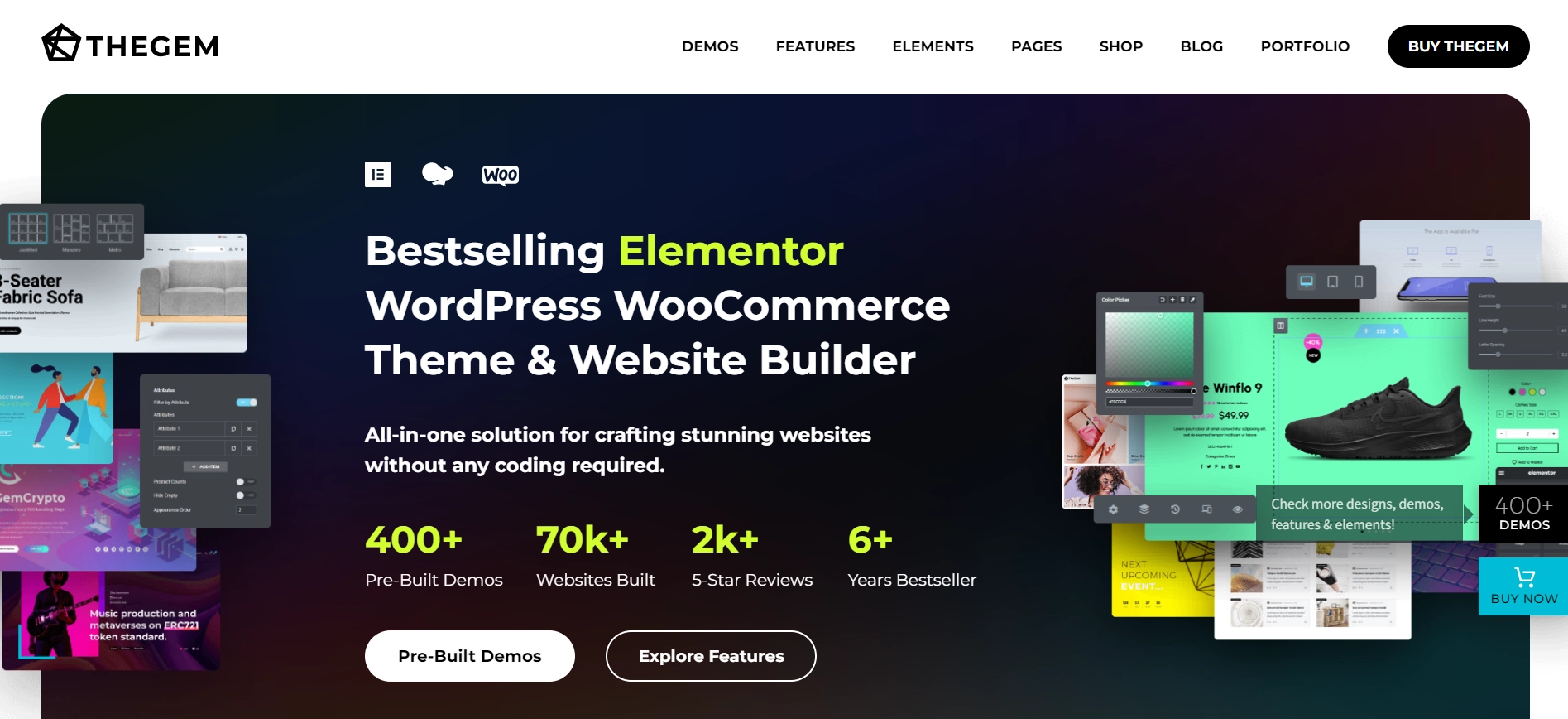 TheGem SEO friendly wordpress website