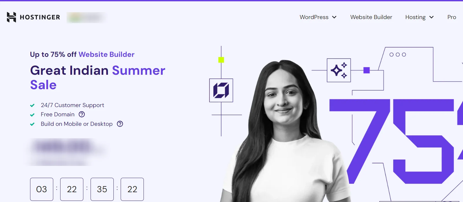 Hostinger AI website builder